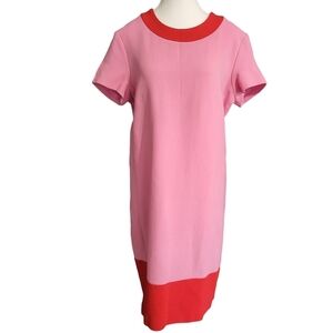 Pink Tartan Wool 60's Style Dress Size 10